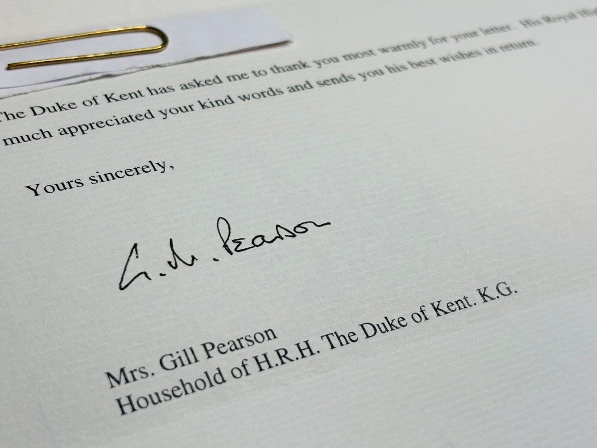 H.R.H. The Duke of&nbsp;Kent
